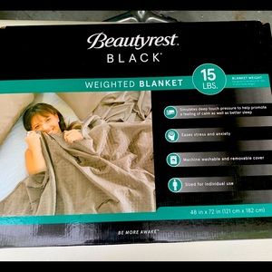 Beautyrest black weighted blanket